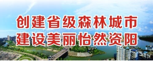 艹出水了啊啊啊啊啊创建省级森林城市 建设美丽怡然资阳